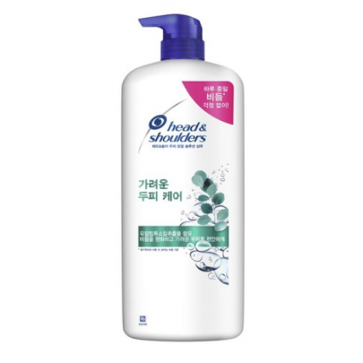 헤드앤숄더 토탈 솔루션 가려운 두피 케어 샴푸 상쾌한 향, 1.2L, 1개